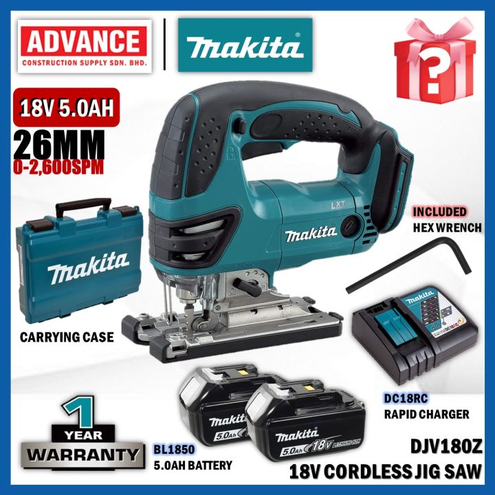 Makita 18V LI-ION Brushless Jig Saw DJV184Z (BARE UNIT) | Shopee Singapore