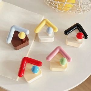 DORADO Self Adhesive Wall Hook Decorative Hook No Drill Wall Hanger Durable Colorful Key Hook Living Room Storage