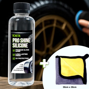 Pro Shine Silicone 300ml tyre Dashboard Leather and Rim Silicone Wax Polish