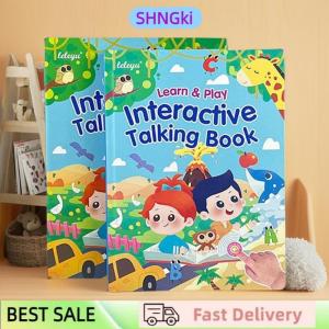 SHNGki 1Pcs Multifunction Ebook Montessori English Word Learning Machine Electronic Reading Books Toddler Baby Educational Toys
