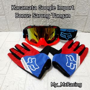 kacamata goggle trail sunmori FXG 07 import dengan kualitas premium BONUS sarung tangan kacamata goggle trail cross terlaris