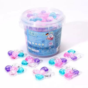 400PCS 5in1 Freesia Scented Laundry Beads Deep Cleaning Fresh Fragrance Everyday Fabric Care