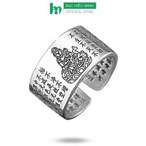 Nhẫn Nam Phật Bản Mệnh Phổ Hiền Bồ Tát - Tuổi Thìn Tỵ  Bạc Hiểu Minh NA543-TT