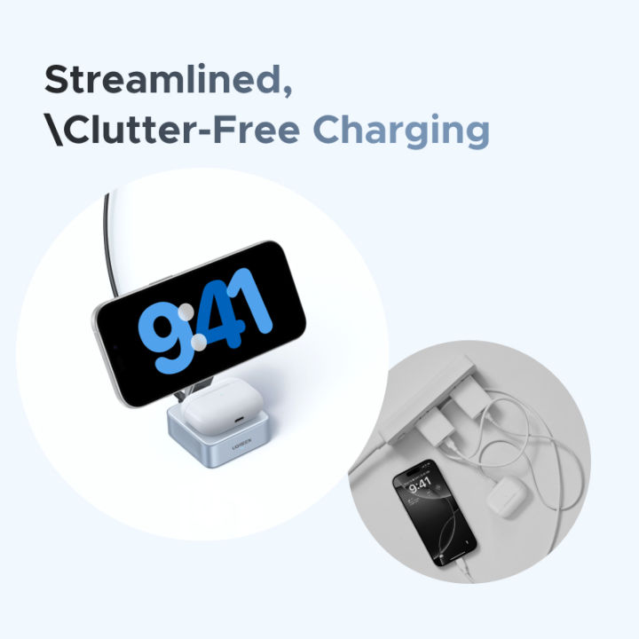 UGREEN%202-IN-1%20Qi2.2%2025W%20MagFlow%20Magsafe%20Wireless%20Charger%20for%20iPhone%2017%2016%20Pro%20Max%20iPhone%2017%2016%20Air%20AirPods%20Pro/Max%20Xiaomi%20Samsung%20S26%20S25%20Ultra%20Samsung%20Earphone%20Huawei%20Qi2.2%20Version%20-%20Image%208