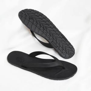 Sandal Pria Camou Cowok Dewasa Kekinian Distro Sendal Jepit Full Karet WR Navy Blue Anti Licin
