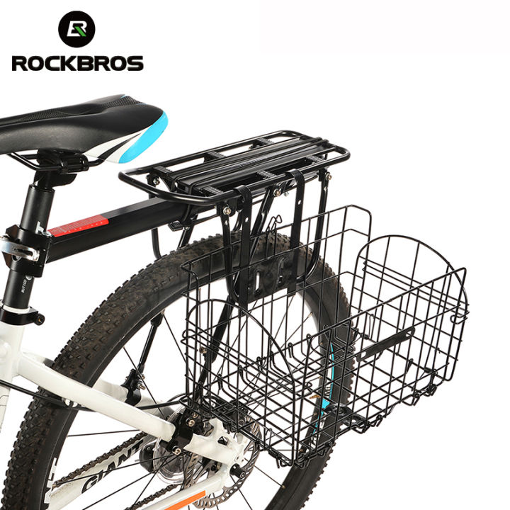 RockBros Cycling Front Rear Basket Foldable Handlebar Cleave Bike Box Firm  Classic Folding Pannier Case Bike Bicycle Accessories Lazada PH