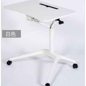 Overbed table for laptop desk overbed movable laptop table foldable computer table mobile podium aluminum alloy material 电脑桌