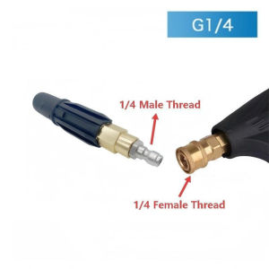 Foam Generator Brass Part Car Wash Foam Nozzle High Pressure Soap Foamer for Pressure Washer