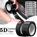 5D Car Carbon Fiber Door Edge Protector Car Sticker DIY Paste Protector Strip / Auto Door Sill Side. 