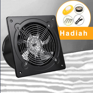 Exhaust Fan Dinding 4Inch Kipas Exhaust Ventilasi Dinding exhaust fan kamar mandi Booster Fan