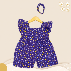 3-18 BULAN OVERALL BAYI PEREMPUAN BORA BAJU KODOK BAYI JUMPSUIT BAYI BY MIAGI (SNI)