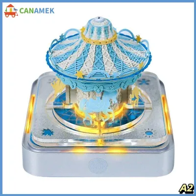 CANAMEK Lịch Bàn 2027 sáng với đèn LED để Lập kế hoạch liền mạch và màn hình xé rách 3D