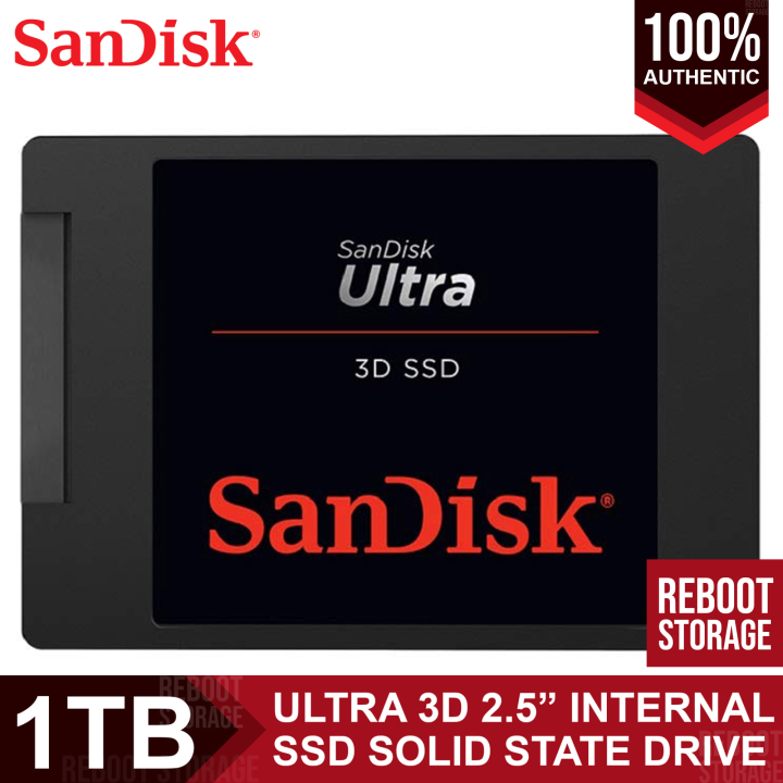 SanDisk Ultra 1TB 3D SATA III Internal SSD Solid State Drive