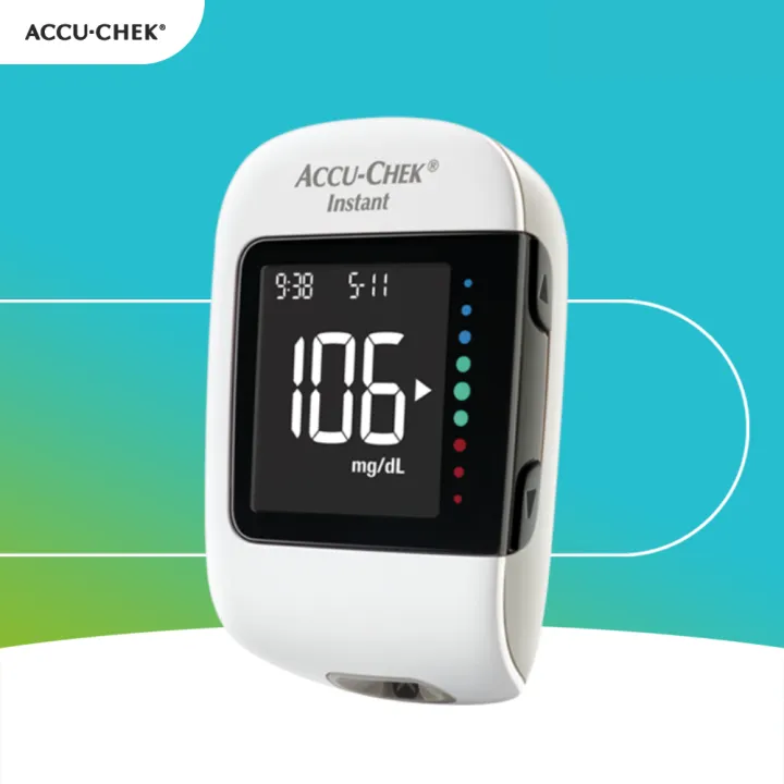 Máy Đo Đường Huyết ACCU-CHEK® Instant Đo Được 4 Loại Mẫu Máu, Có Kết Nối Bluetooth
