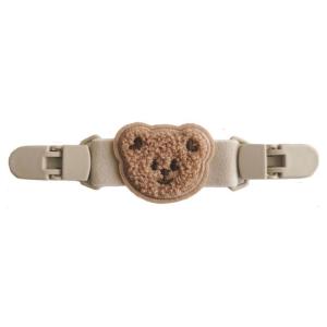 Secure Fit Elasticated Bear designs Clip Adjustable Clothing Clip Not Clip for Kids Overalls for Boy & Girls Ages 0 to 5