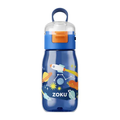 Zoku Kids Flip Gulp Bottle Blue