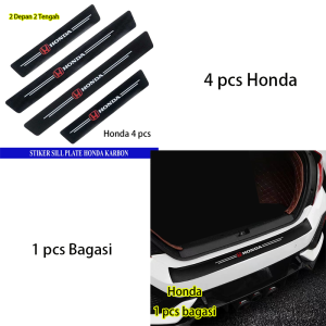 5 Pcs Stiker Pelindung Sill Plate Stiker Pelindung Pijakan Lantai Pintu Mobil Aksesoris Mobil Avanza Pelindung Pintu Mobil
