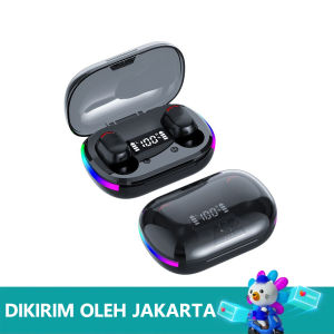 K10 Headphone Bluetooth 5.3 Earphone Tampilan Digital Sentuh Nirkabel Kualitas Suara Stereo Pengurangan Kebisingan Cerdas