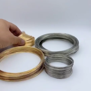 Set of 4/6 Fashionable Memory Wire Handcrafted Finger Ornaments 20mm Diameter Metal Hoop Collar Findings Kits