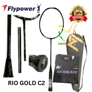 RAKET FLYPOWER BADMINTON BULUTANGKIS FLYPOWER RIO GOLD C2 RIOGOLD C2
