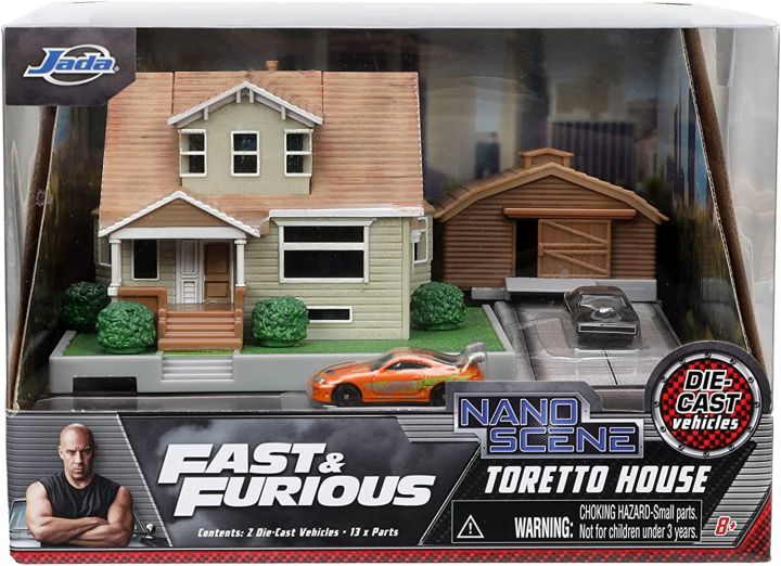 Voitures Fast & Furious Jada Toys 1:32 - Dodge Charger De Dom Et Toyota Supra De Brian