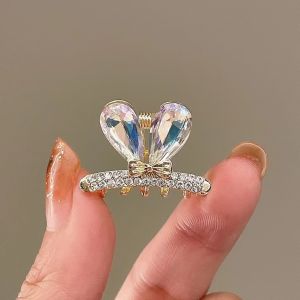 กิ๊บหนีบผมมีหูกระต่ายคริสตัลน่ารักสำหรับผู้หญิงที่หน้าผากกิ๊บติดผมหน้าม้าหัวเจ้าหญิงแสนหวานกิ๊บติดผมขนาดเล็ก