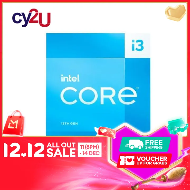 Intel Core i3-13100F 13th Gen Socket LGA1700 3.4GHz Up to 4.5GHz Desktop Processor