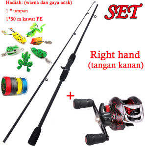 Set Pancing Lengkap Murah Pancing 1 Set Lengkap Kuat COD Set Alat Pancing Murah Pancing 1 Set Murah Dan Kuat 1.65m 1.8m 2.1m 2 Bagian Pancing Dengan Gulungan Casting Pancing Berputar Seri Joran Pancing Kombo Fishing Set
