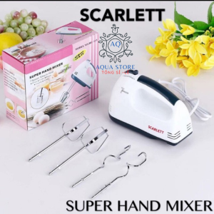 [Hot]Máy Đánh Trứng Scarlett Cầm Tay Đa Năng 7 Tốc Độ Scarlett Công Suất 180W
