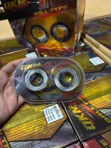 OKM 4R Series Ball Bearings - Metallic Precision High Performance Automotive Motorcycle Use - Packaged in Transparent Plastic with Branding Cardboard Box.