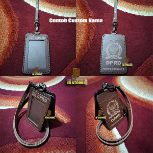 Tempat Id Card DPRD Kulit / Id Card Holder Dprd Gantung / nametag dprd kulit