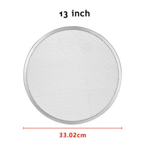 Aluminum Pizza Pan 10/12/13inch Pizza Baking Screen Mesh Pizza Tray with Hole for Oven Bakeware Outdoor Barbecue Mat