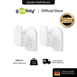Goobay Speaker Mount Speaker Mount Universal 2pcs (Black / White)