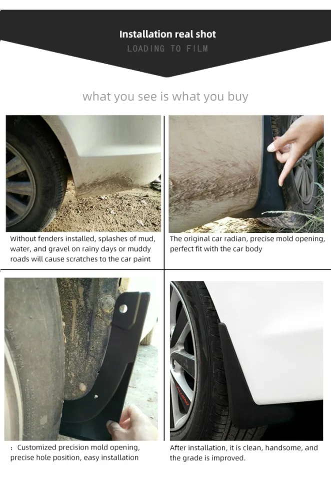 Auto Mudguards For BMW X1 Accessories 2023 2024 U11 U12 Car Mudflap Front  Rear Flaps Splash Mud Fender Car Accessories Mud