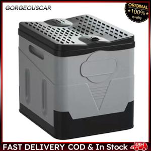 Folding Toilet Portable Multifunction Bedpan Strong Bearing Capacity Reusable Trash Can for Tour Emergency Self-driving Travel