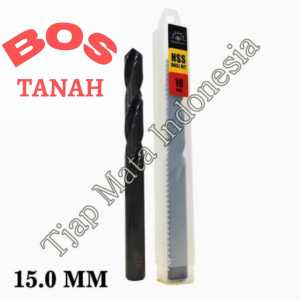 Mata bor besi 15mm HSS Tjap Mata Drill bits 15 MM Cap Mata hss