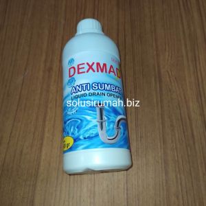 dexmad anti sumbat cair 500g liquid drain opener pembersih saluran air dex mad cairan pelancar pipa menghancurkan lemak kain pembalut tissue kertas tisu