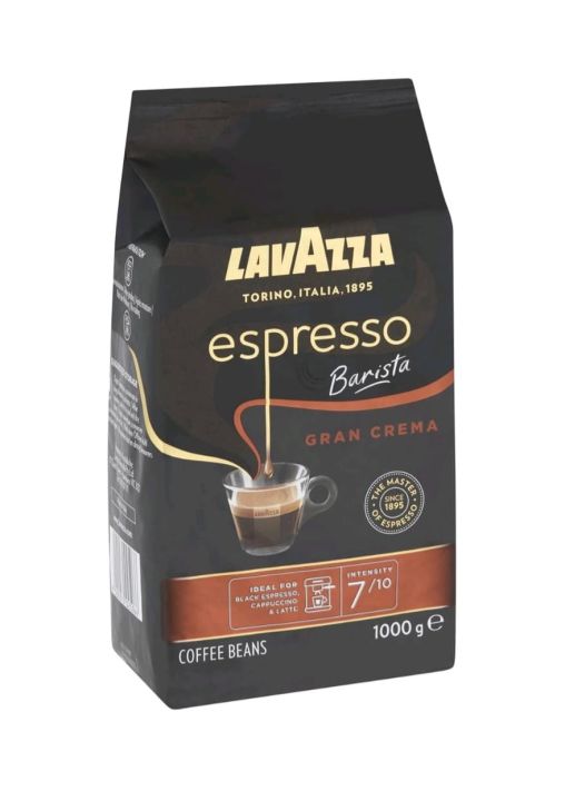 Lavazza Espresso Barista Gran Crema Beans 1000g Intensity 7/10 , Made in Italy. Lazada PH
