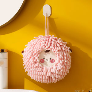 ผ้าเช็ดมือ แบบเเขวน ขนาด 17 x 17 cm ผ้าเช็ดมือหนานุ่ม ซึมซับได้ดี ผ้าเช็ดอเนกประสงค์ ลูกบอลเช็ดมือ เนื้อผ้าไมโครไฟเบอร์ ตัวหนอนเช็ดมือ ผ้าตัวหนอน