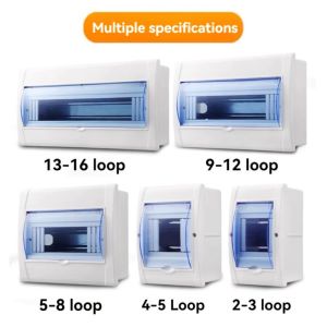 2-16 Way Electric Box Cover Breaker Enclosure Current Distribution Box Circuit Breaker Panel Box