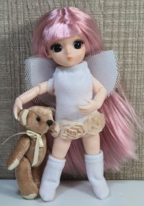 Dolls in the big bear s house ชุดนางฟ้าน้อยกับตุ๊กตาหมีจิ๋ว ชุดตุ๊กตาข้อต่อ 16Cm. ชุดตุ๊กตาbjd ชุดตุ๊กตาบาร์บี้เด็ก(ไม่รวมตัวตุ๊กตาเด็กผู้หญิง)