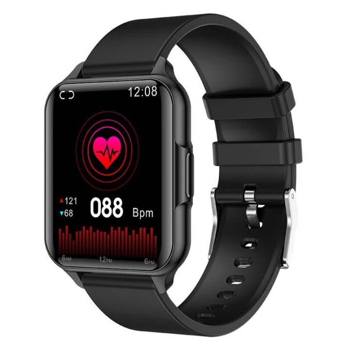 Smart Watch For Men Heart Rate Body Temperature Blood Oxygen Flashlight 