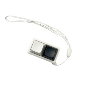 NAELIN 2 Keys Keyboard Keychain DIY Stress Relief Button Keycap Mini Fidget Keychain for Adult Kids