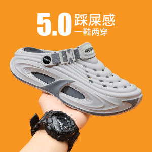 Free Shipping MenS Summer Breathable Non-Slip And Odor-Resistant Slip-On Sandals Designed For Driving Outdoor Activities And Casual Wear