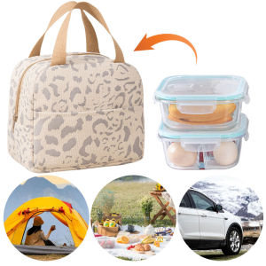 Insulated Lunch Box Bag with Leakproof Design and Multiple Pockets Thermal Food Carrier for Work School and Outdoor Adventures