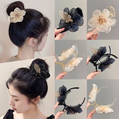 Cài Tóc Nữ Nơ Thời Trang Phong Cách Nổi Tiếng Kẹp Càng Cua