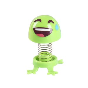 【Local Seller】DIY Assembled Spring Villain Tricky Funny Creative Desktop Bobble Head Ornaments Shaking Head Doll Toys
