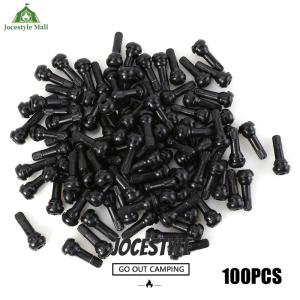[Jocestyle Mall]100pcs TR-413 Snap In Short Black Rubber Valve Stems TR413 Tubeless Valves