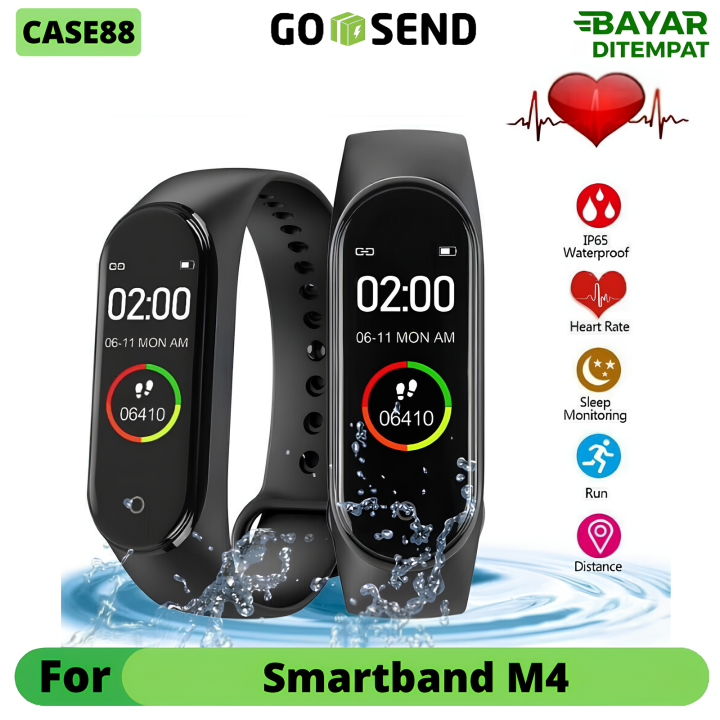 Smartband M4 Touch Screen Fitness Tracker Watch Smart Bracelet Jam