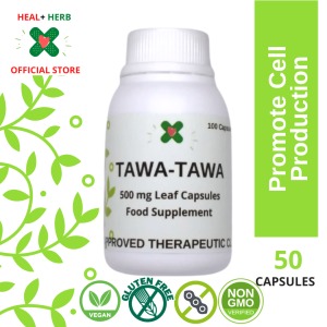 Pure Tawa Tawa Herbal Capsules 50 Capsules For Dengue Improve Platelet Count Organic and Natural